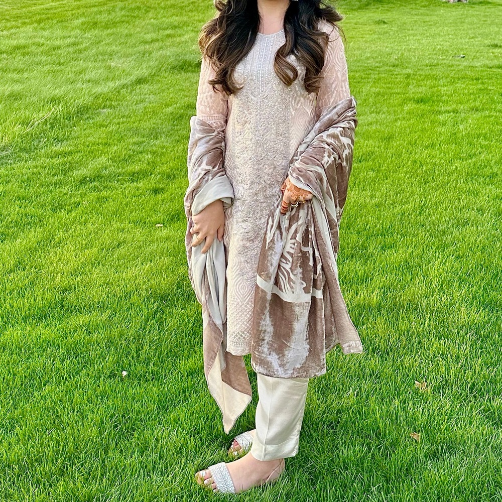 Pakistani Embroidered Shalwar Kameez